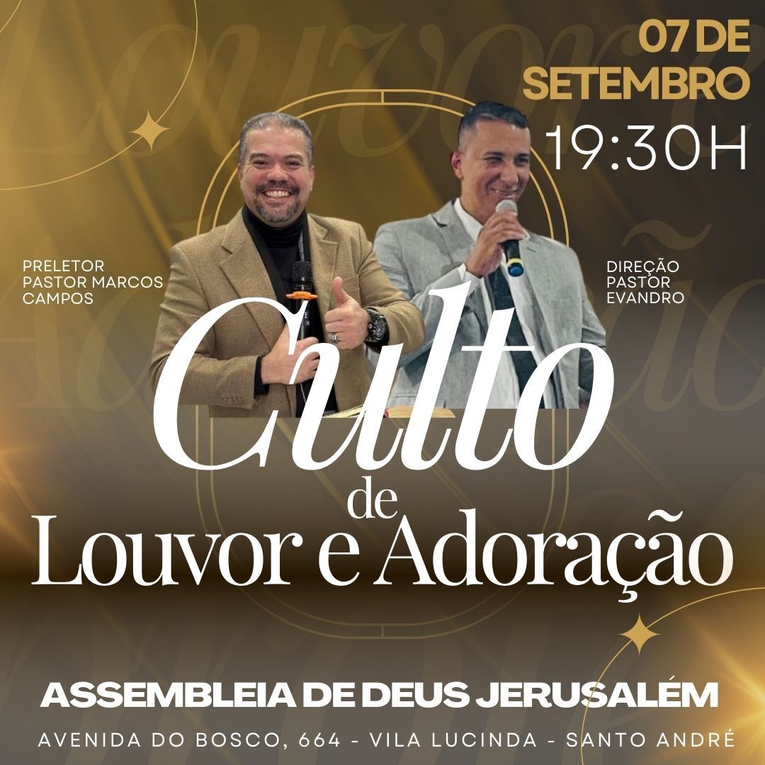 Culto de Louvor e Adoração